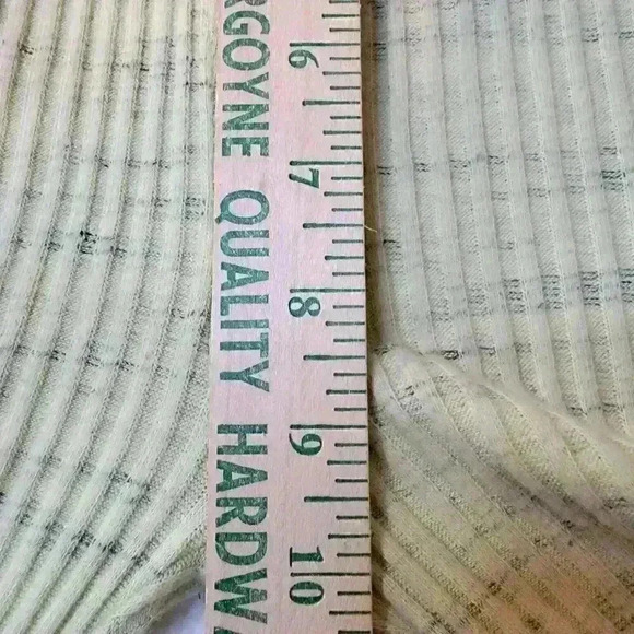 Monrow Pants Womens Small Green Marled Ribbed Flared Stretch Pull On Athleisure - Picture 11 of 13